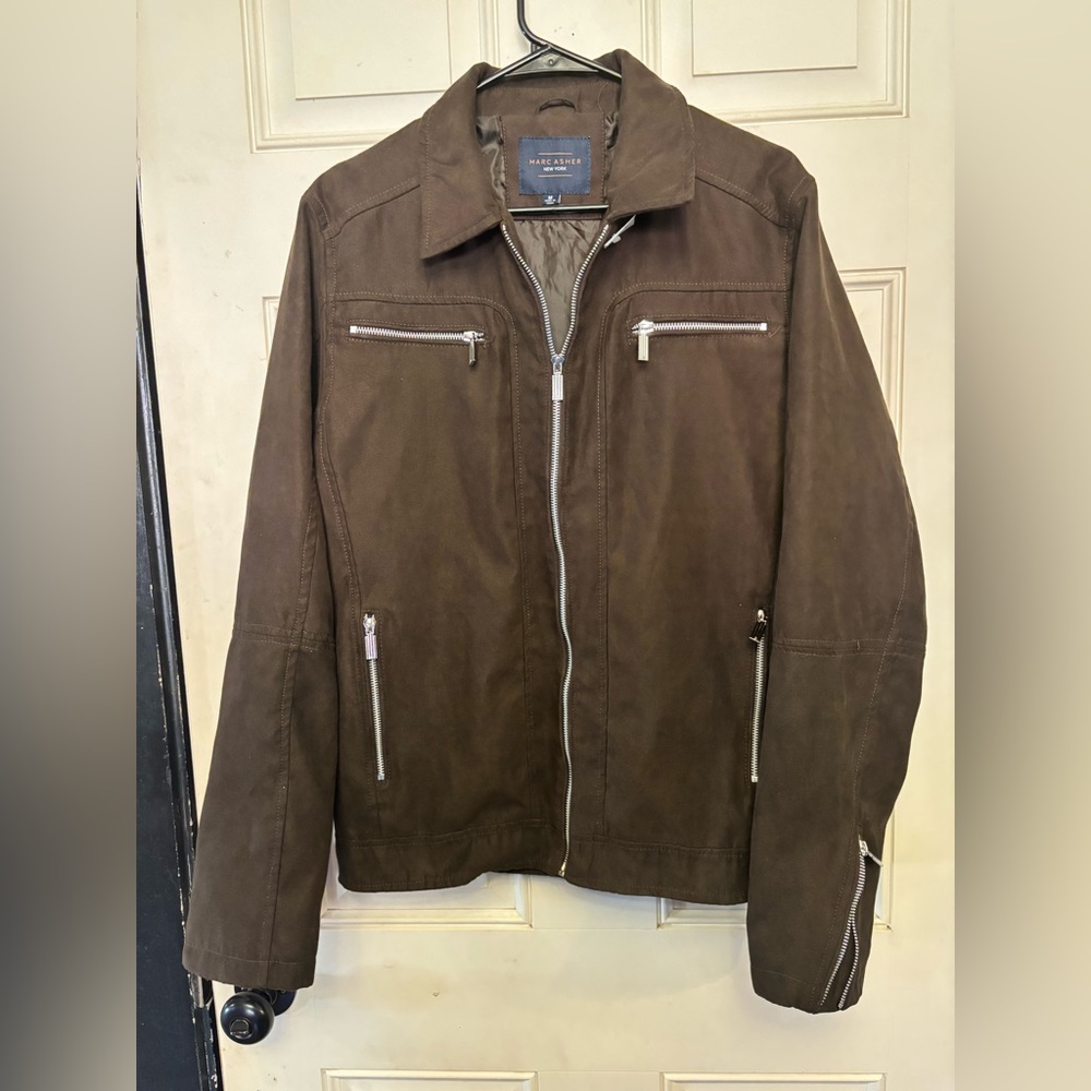 Men's Brown Suede Jacket